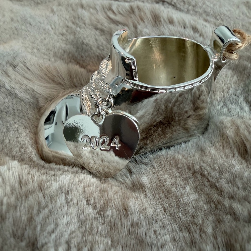 New Pottery Barn Kids 2024 1st Christmas Boot Ornament